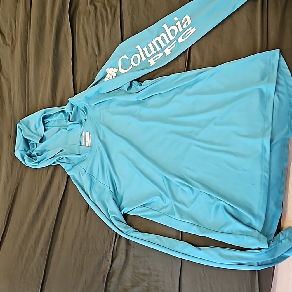 Columbia PFG omni-shade tidal tee hoodie